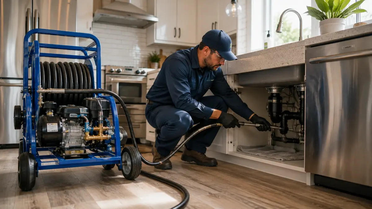 Kitchen Drain Hydro Jetting in Sun Valley
