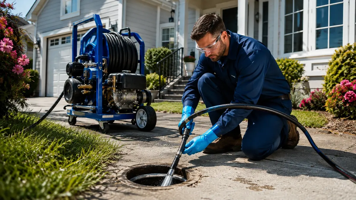 Residential Hydro Jet Drain Cleaning in Sun Valley